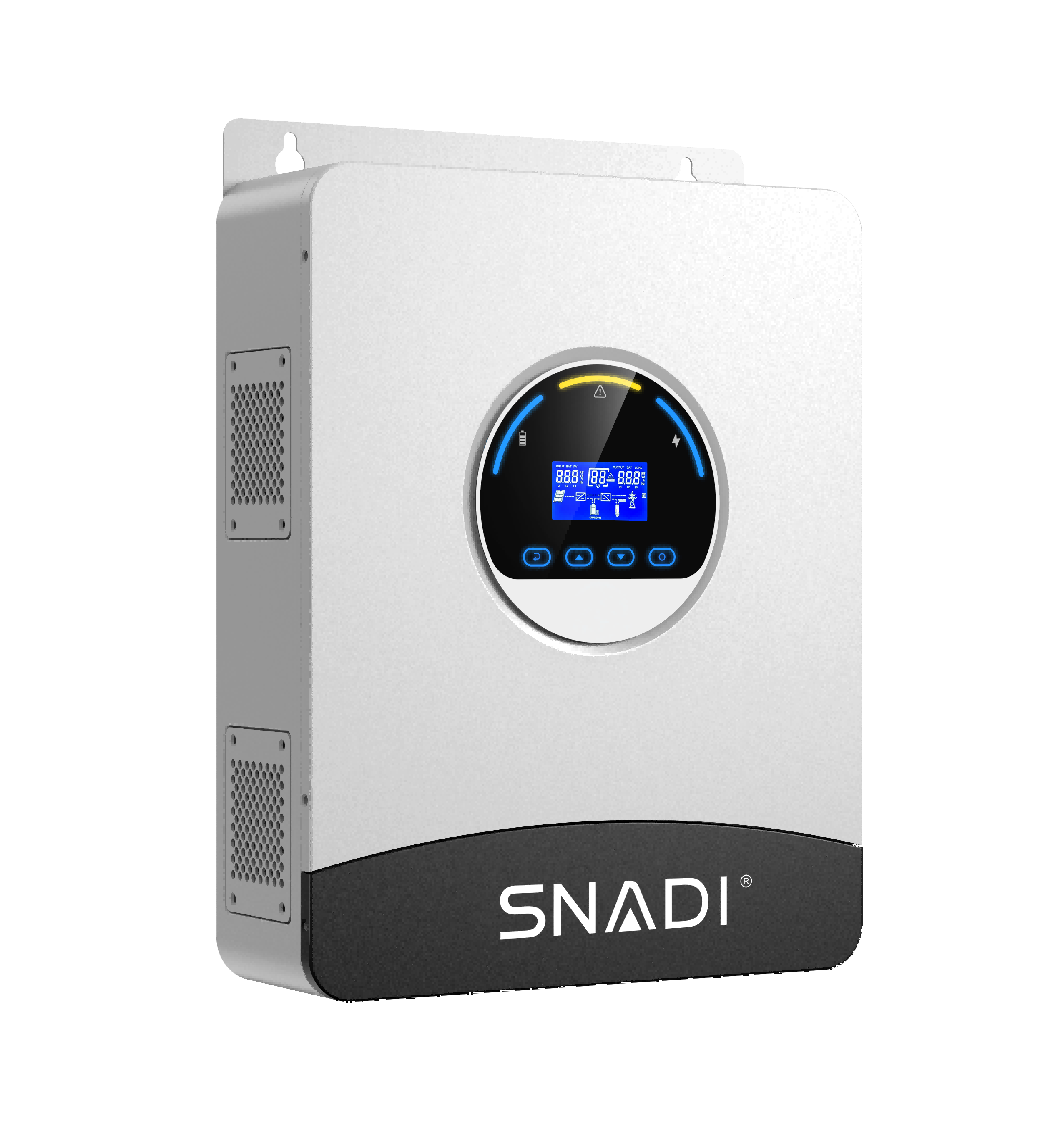 SNADI NKH Series MPPT Hybrid Solar Inverter 6KW IP54 120A(1)(1) Inversor solar híbrido SNADI NKH serie MPPT 6KW IP54 120A(1)(1)