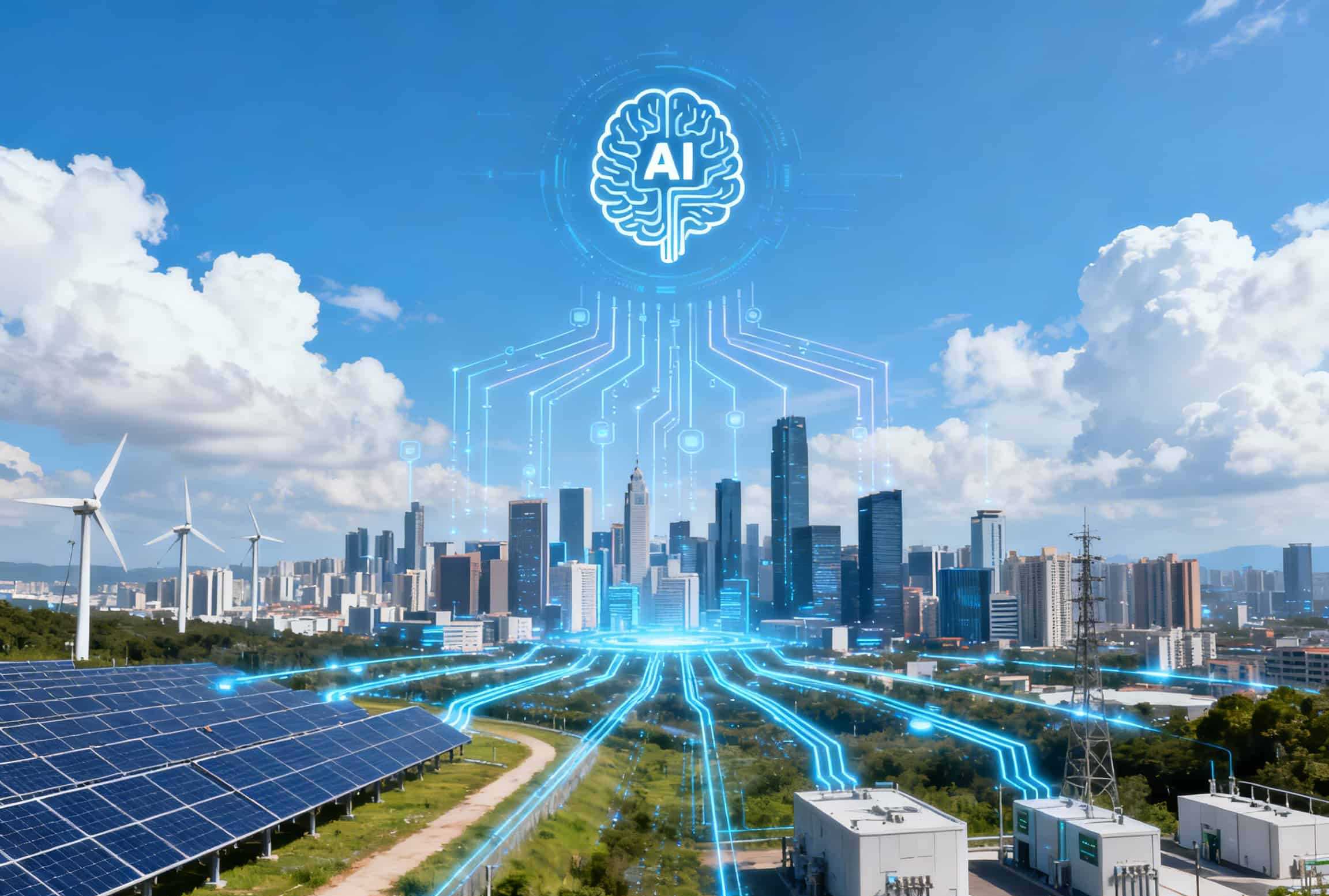 mapa-conceptual-ecológico-de-energía-futura-de-la-red-eléctrica-de-almacenamiento-óptico-ai