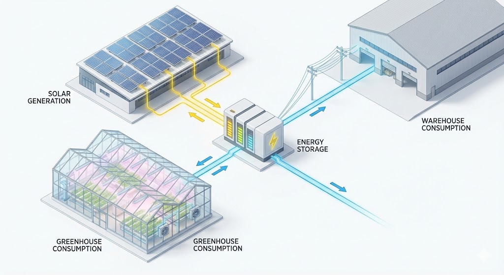 solución-energética-de-invernadero-y-almacén-con-energía-solar