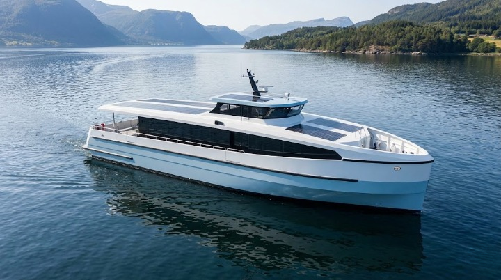 barco-eléctrico-propulsado-por-solar-buque-de-energía-limpia