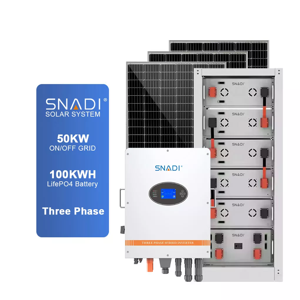 Sistemas de almacenamiento de energía comercial e industrial SNADI de 50 KW