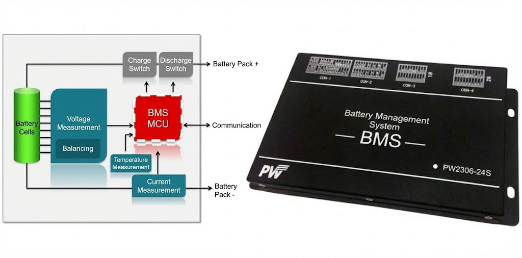 Sistema-de-gestión-de-batería-bms-diagrama-esquemático-y-unidad-de-hardware