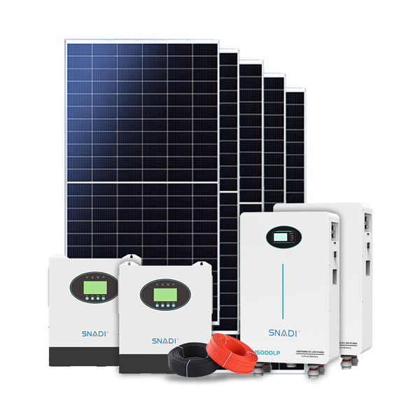 Sistema de energía solar doméstico de 15KW 45KWH