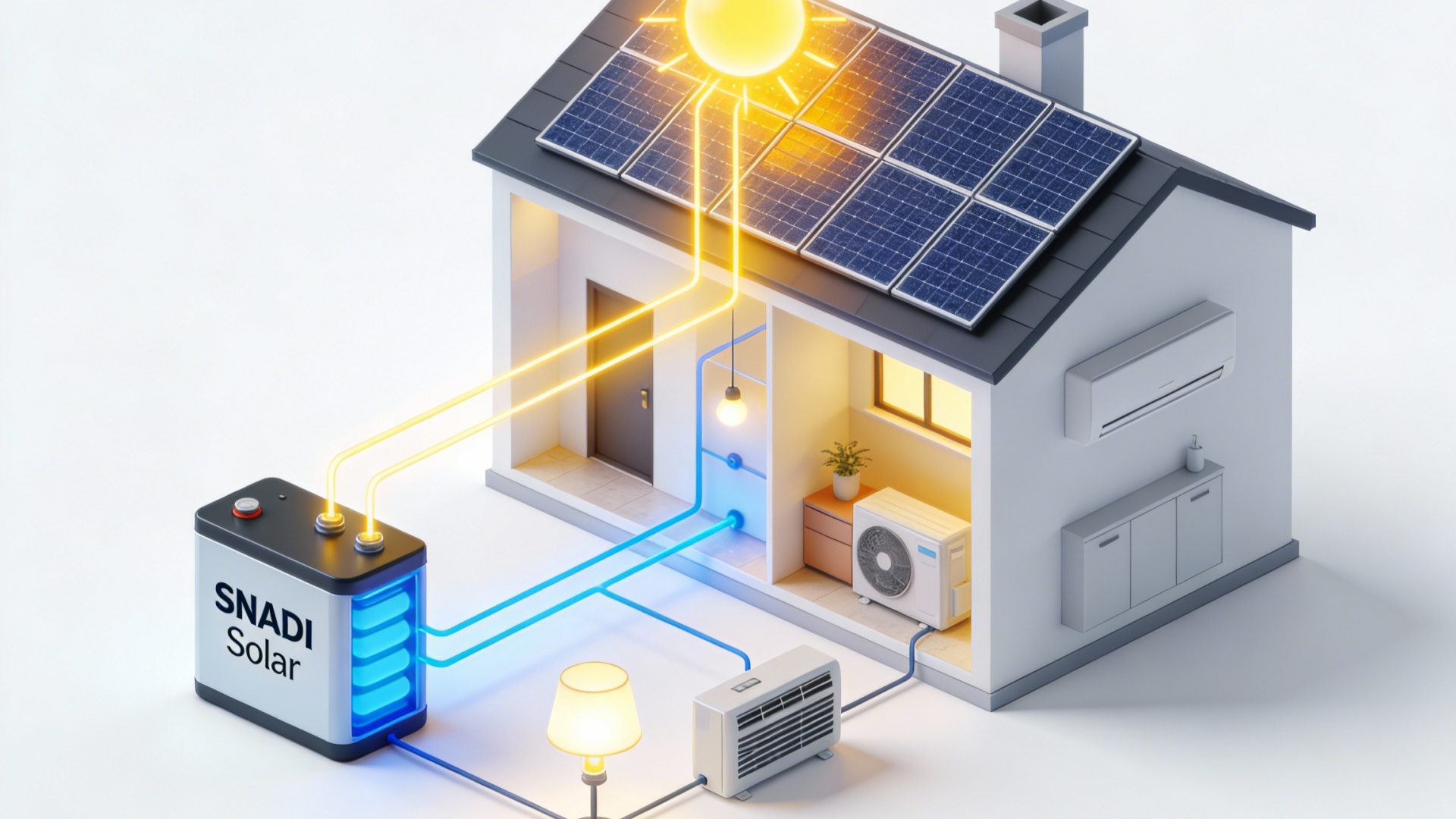 jimeng-2025-12-09-5126-Ilustración isométrica 3D de una casa inteligente...