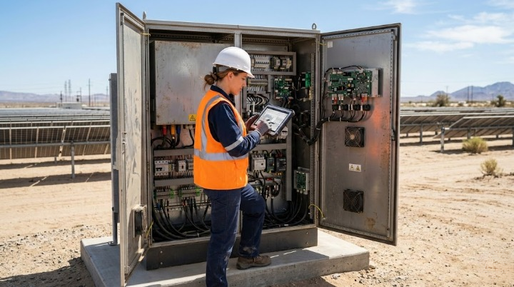 Convertidor-solar-industrial-de-CC-a-CA-2026-guía_limpieza